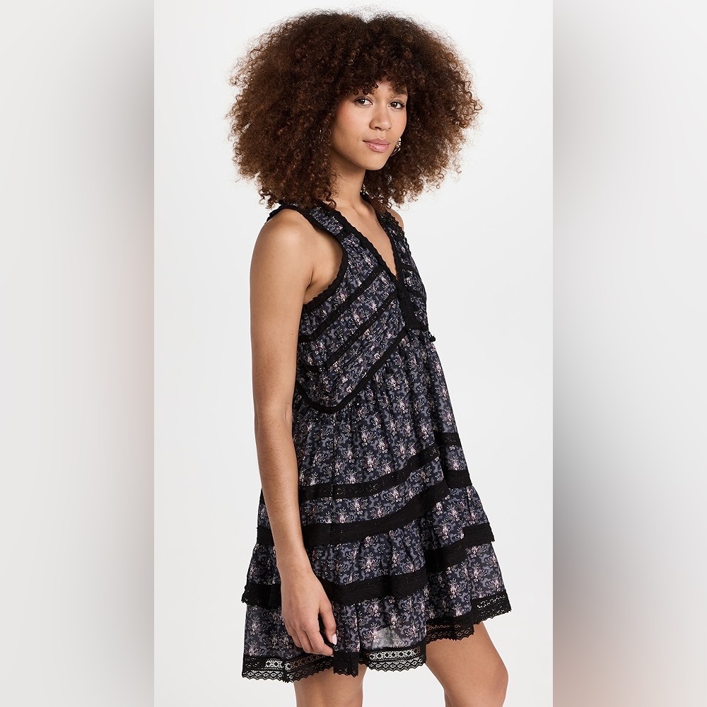 NWT Sea New York Yvonne Tiered Lace Mini Dress - Picture 2 of 15